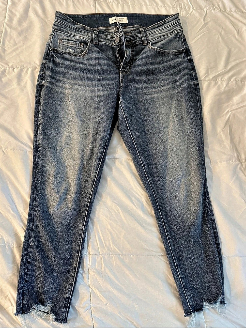 BKE Gabby Curvy Skinny Jeans Blue Waist 29
